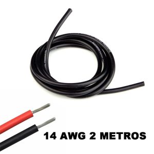 Cable Eléctrico Silicona Flexible 14 Awg (Negro) | Mejor Agarre Y Comodidad