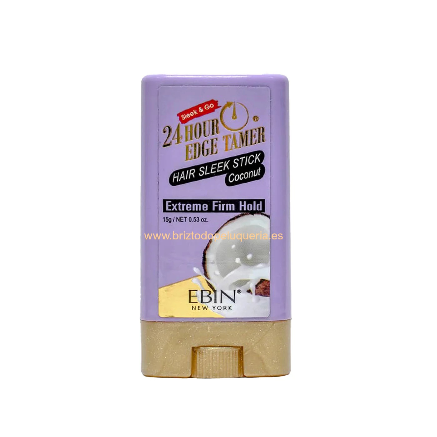CERA en Barra FIJACION EXTREMA para cabello 24 Hour Edge Tamer Olor a Coco EBIN NEW YORK - Imagen 4
