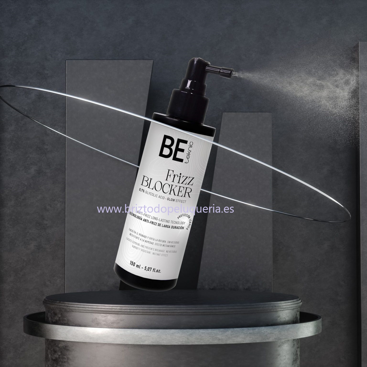 SPRAY ANTI-ENCRESPAMIENTO Y PROTECCIÓN TERMICA Frizz Blocker BEteknic EGALLE - Imagen 3
