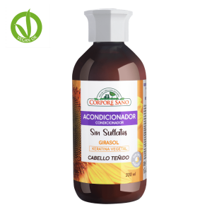 CORPORE SANO  ACONDICIONADOR GIRASOL+ KERATINA SIN SULFATOS 300 ML.