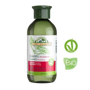 CORPORE SANO  Champú Revitalizante Ginseng y granada 300 ml. BIO
