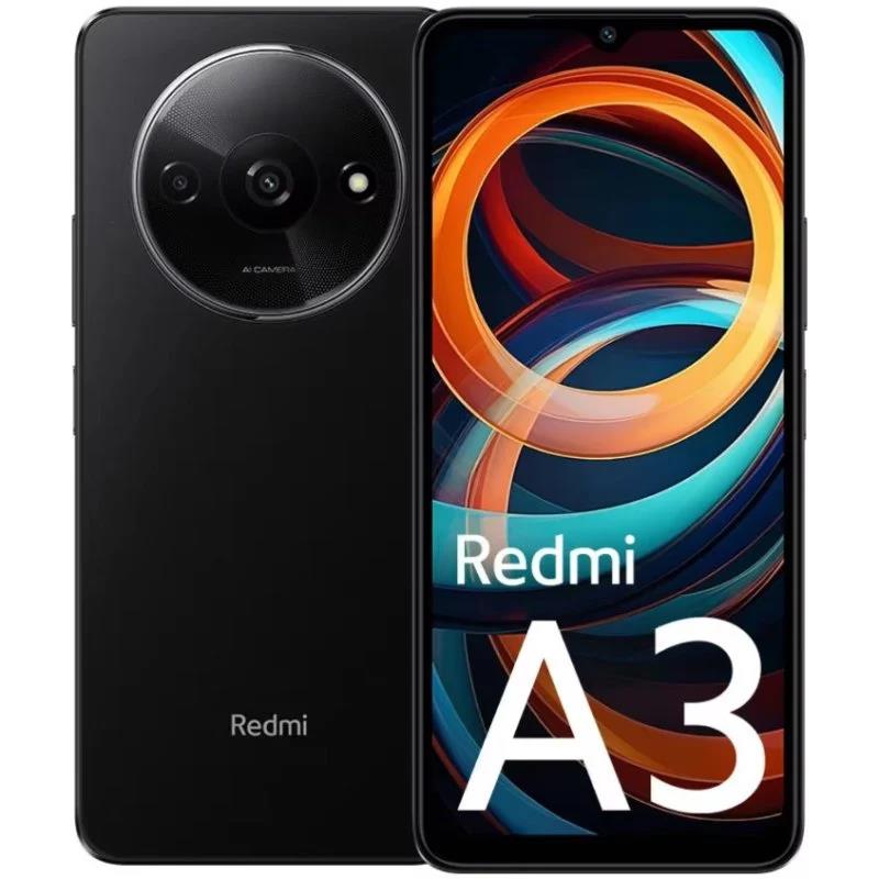 SMARTPHONE XIAOMI REDMI A3 6.71 HD+ HEILIO G36 4GB/128GB/8MPX/4G BLACK - Imagen 2